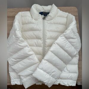 Like NEW Polo Ralph Lauren Toddler Girl 3T White Jacket